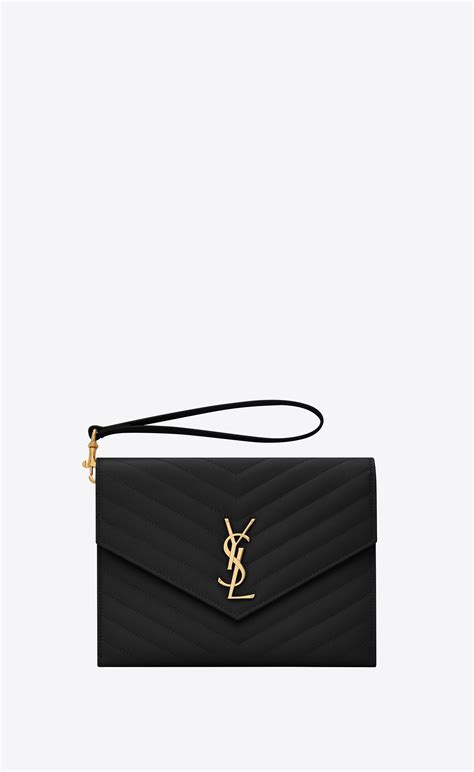 ysl monogram clutch grain|ysl monogram clutch insert.